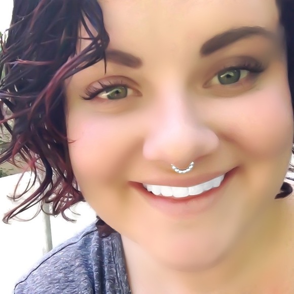 925 Sterling Silver Beaded Septum Ring Dotted Daith Hoop Earring 20G 18G 16G - Picture 5 of 5